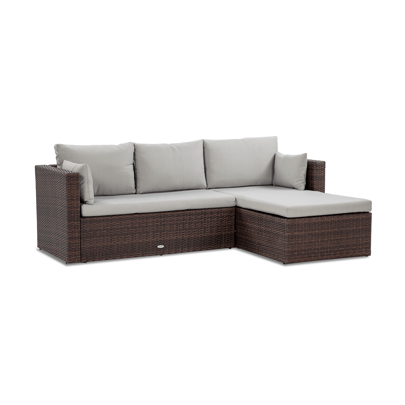 LISBON BROWN CORNER SOFA