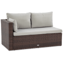 LISBON BROWN CORNER SOFA