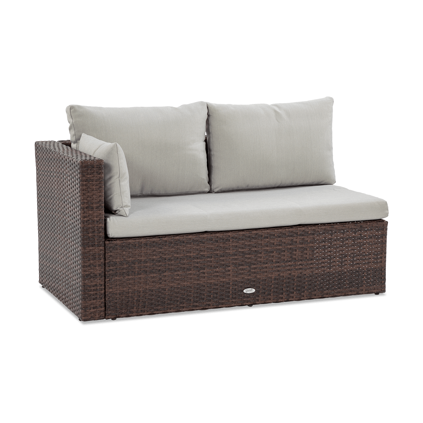 LISBON BROWN CORNER SOFA