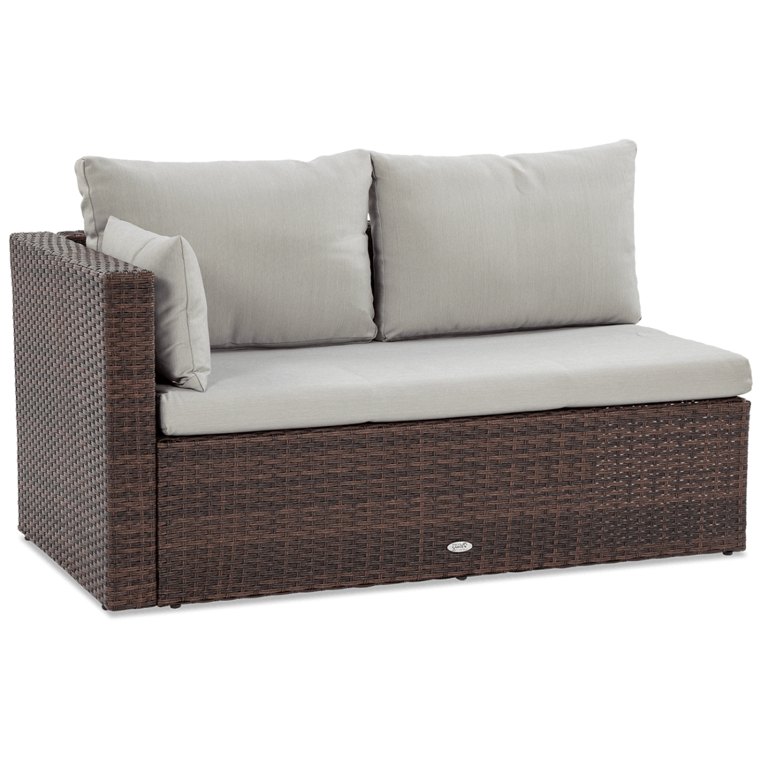 LISBON BROWN CORNER SOFA
