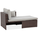 LISBON BROWN CORNER SOFA