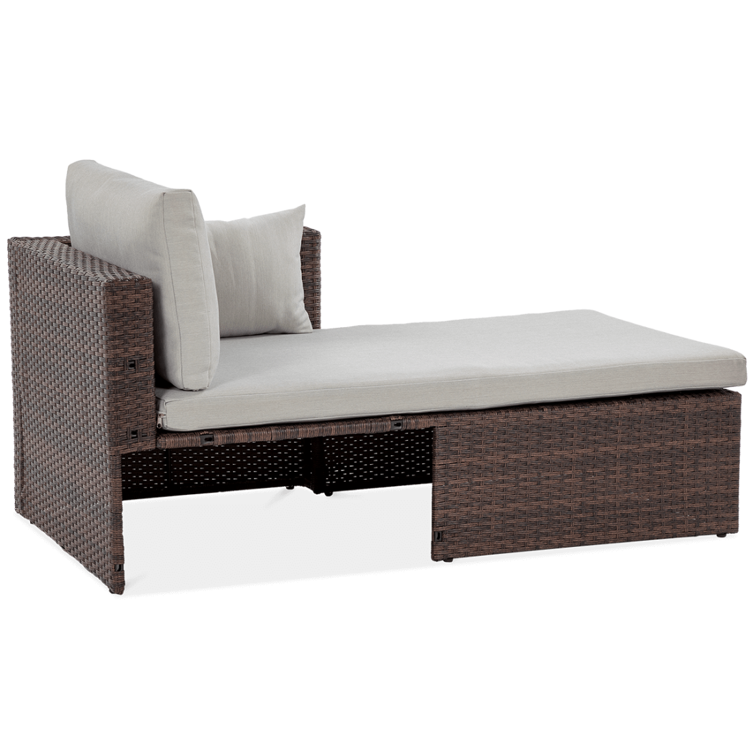 LISBON BROWN CORNER SOFA