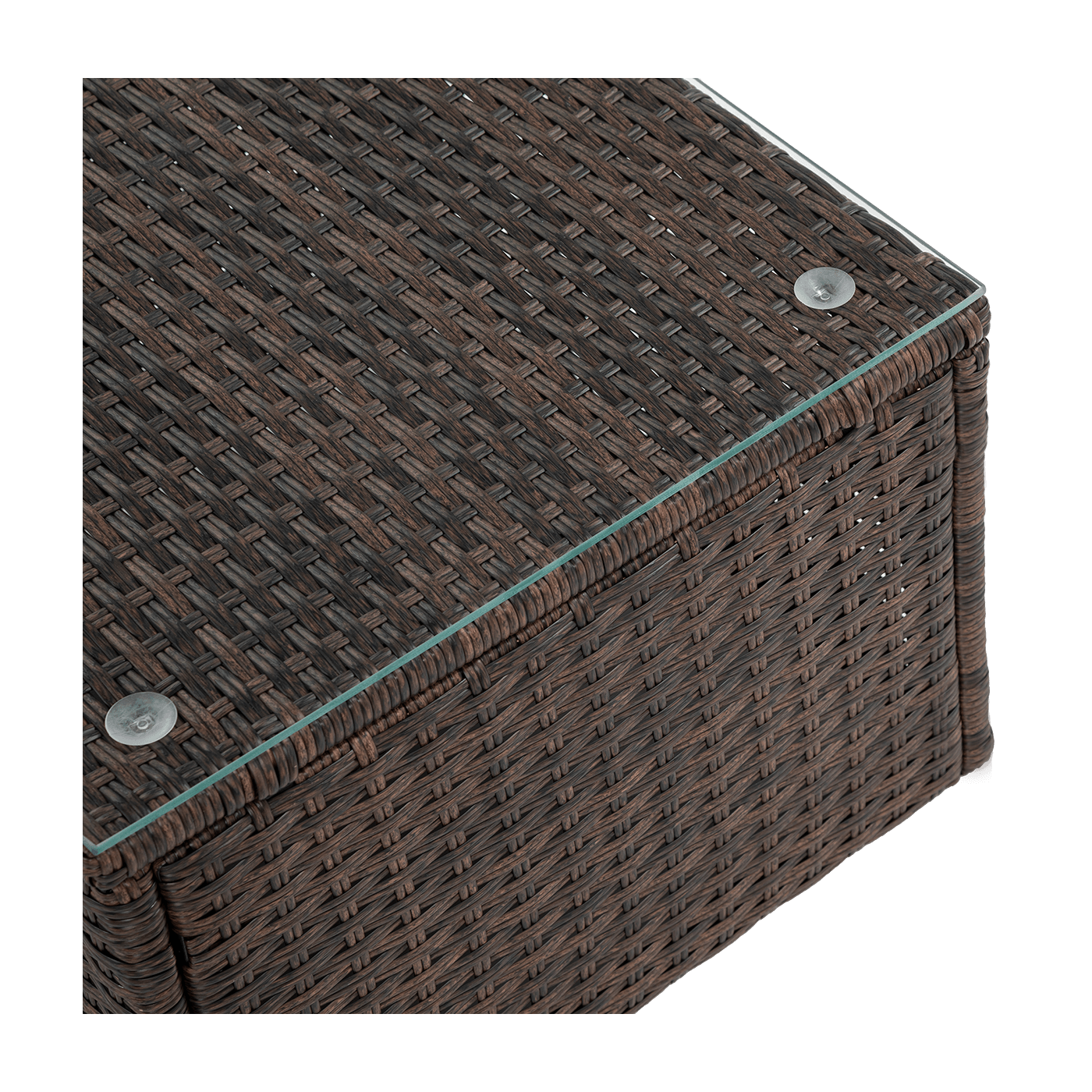 Naroznik ogrodowy technorattanowy LIZBONA Brown