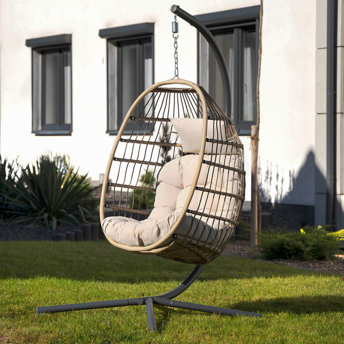 HARMONY BEIGE HANGING CHAIR