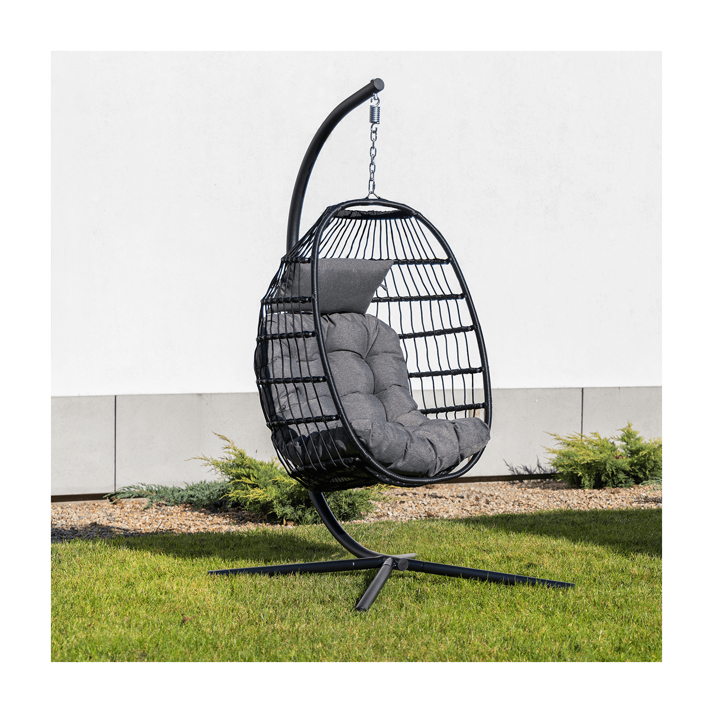 HARMONY FOTEL WISZĄCY BLACK