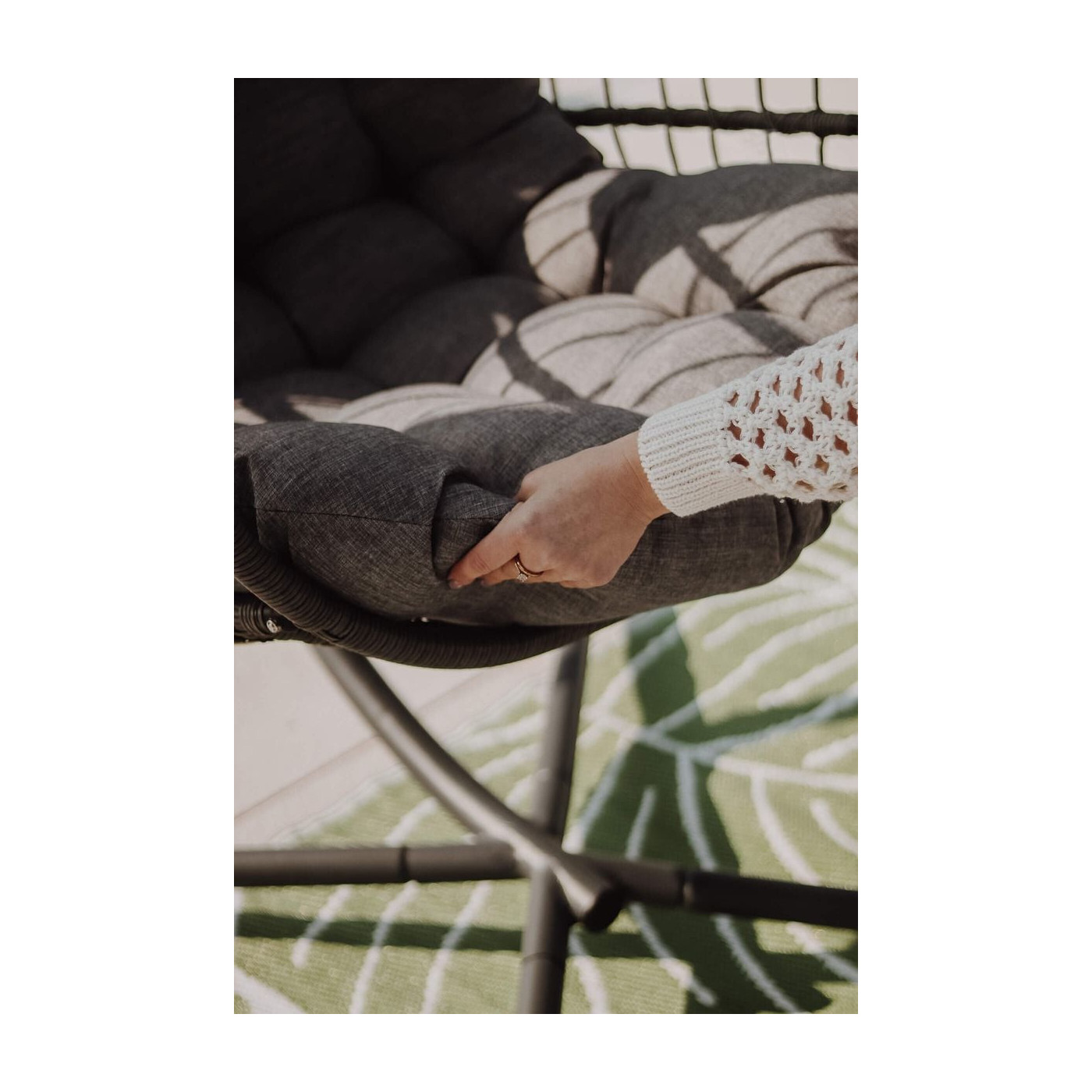 HARMONY HANGING CHAIR GREY