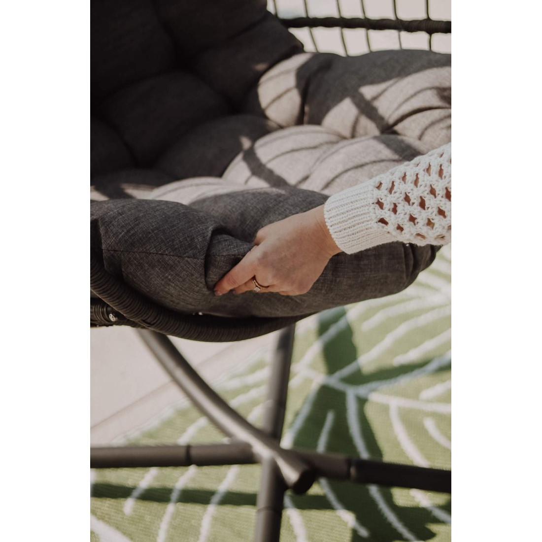 HARMONY HANGING CHAIR GREY