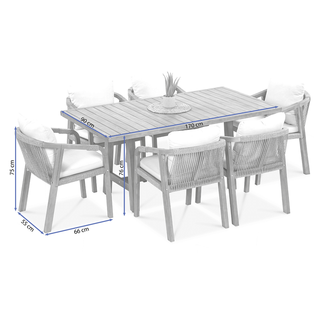 MARIGOLD 6+1 DINING SET