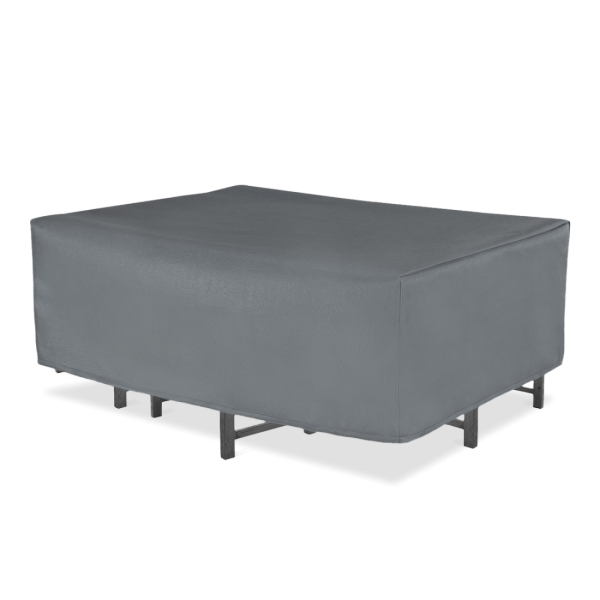 pokrowiec na meble jadalniane w kolorze szarym