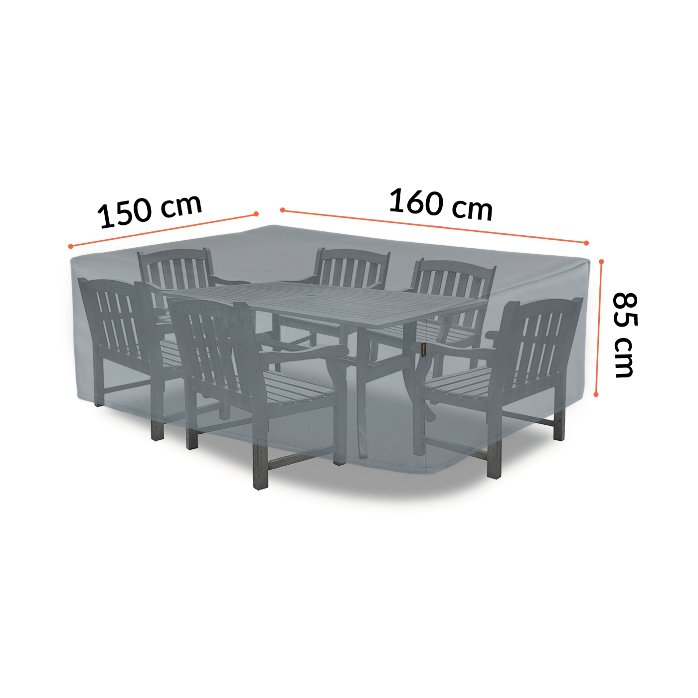COVER FOR DINING ROOM FURNITURE 160x150x85CM