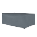 szary pokrowiec na stół w kolorze szarym od Focus Garden 