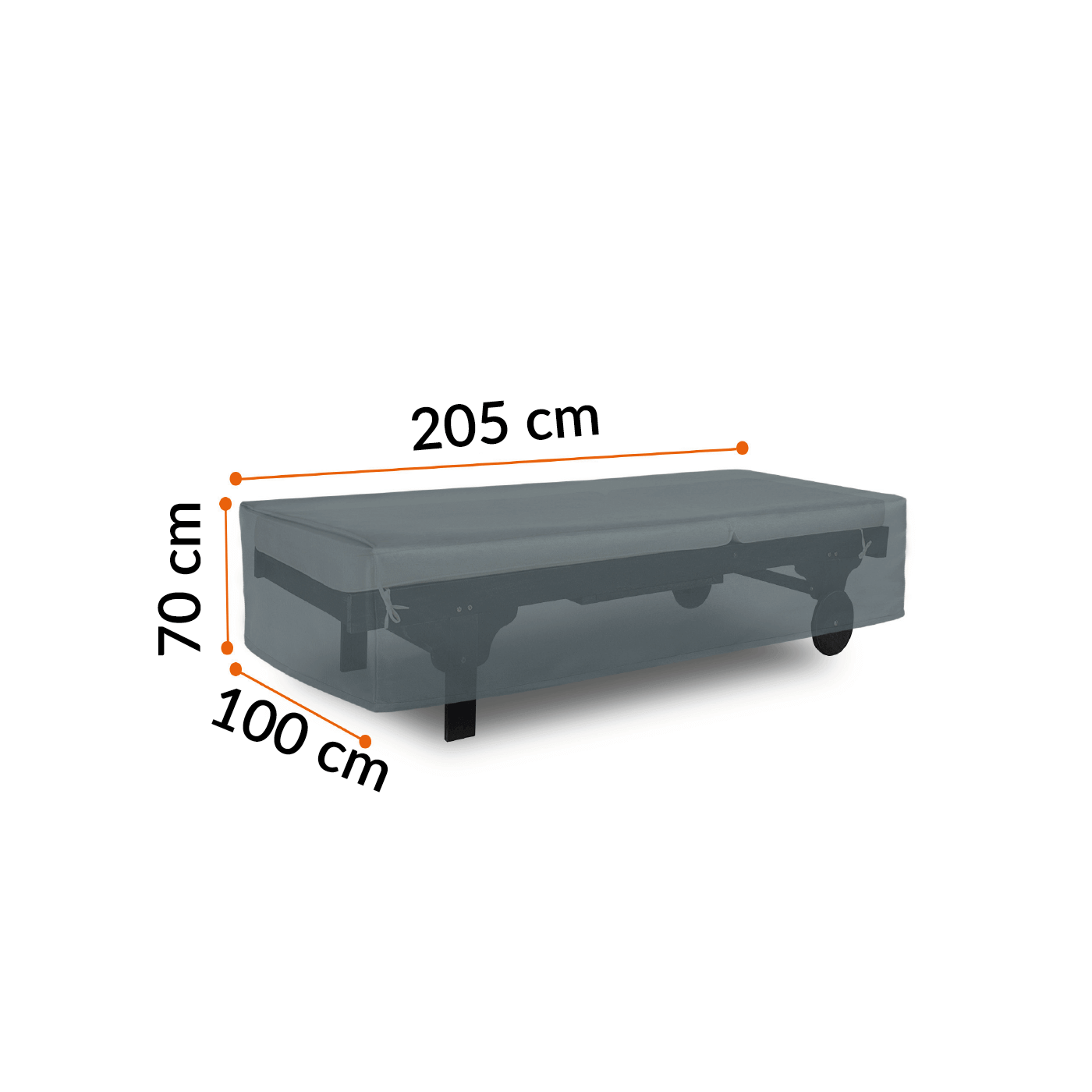 SOFA COVER 205x100x70CM