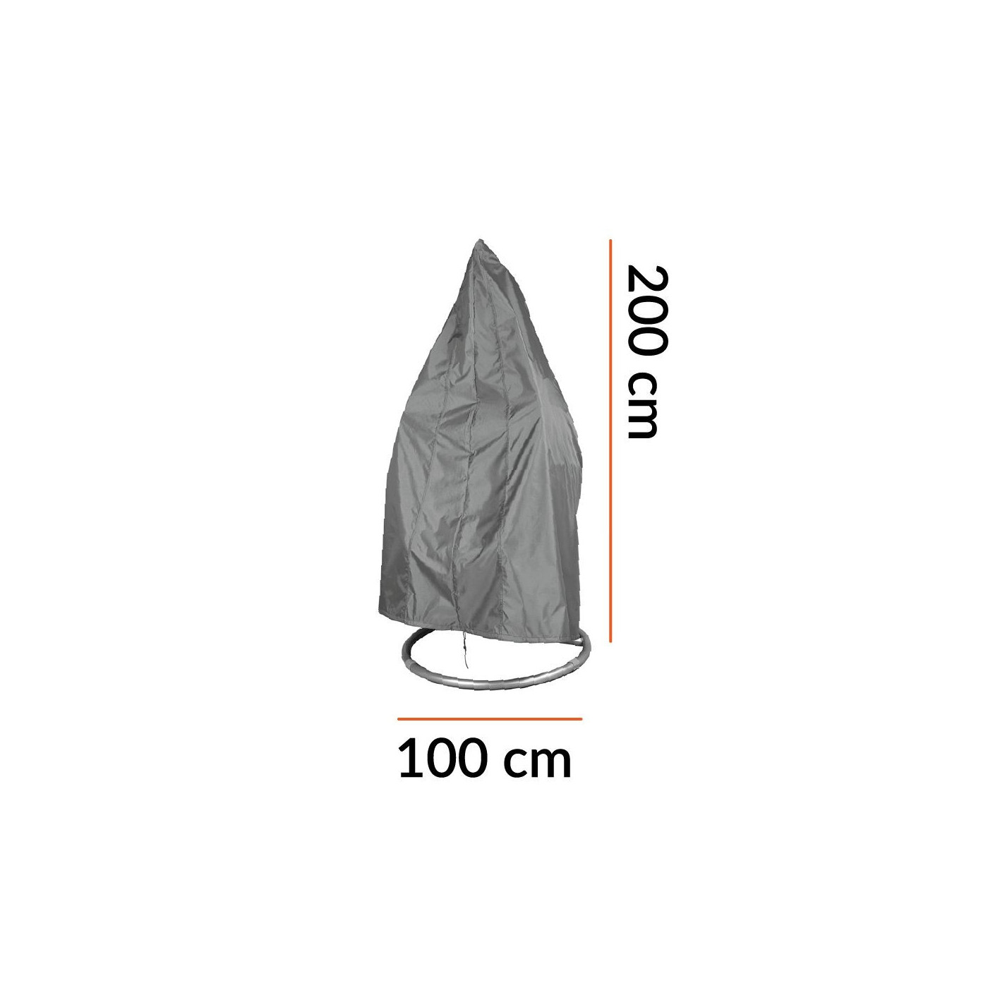 POKROWIEC NA FOTEL WISZĄCY 100x100x200CM