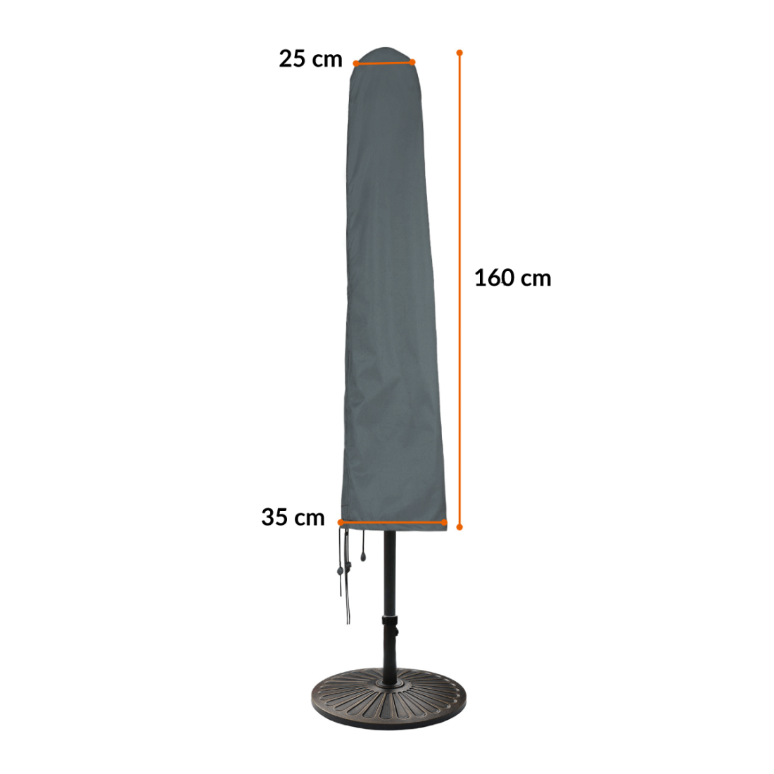 COVER FOR UMBRELLA WITH CENTRAL POLE UP TO 3M