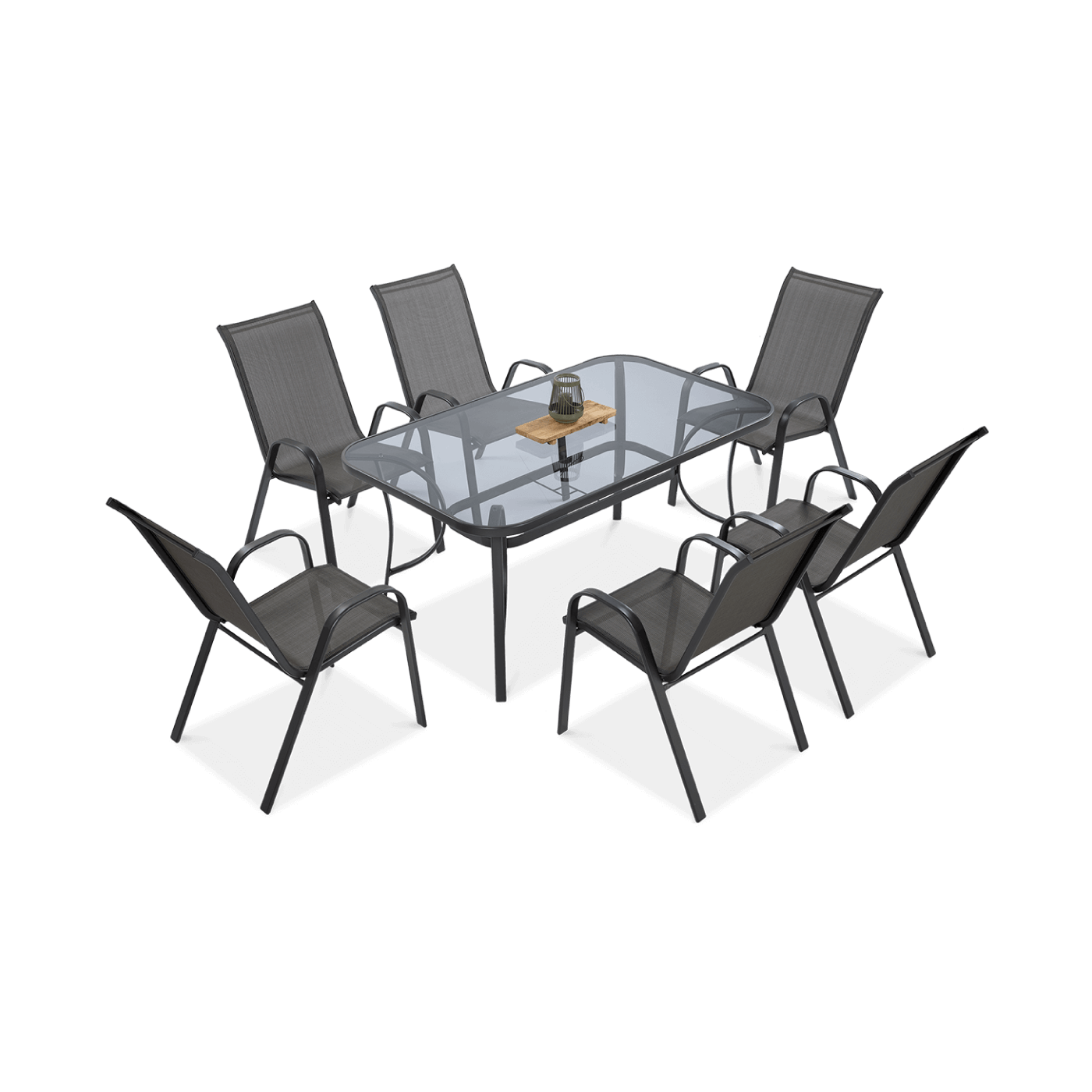 BOLOGNA 150/6 LIGHT GREY SET