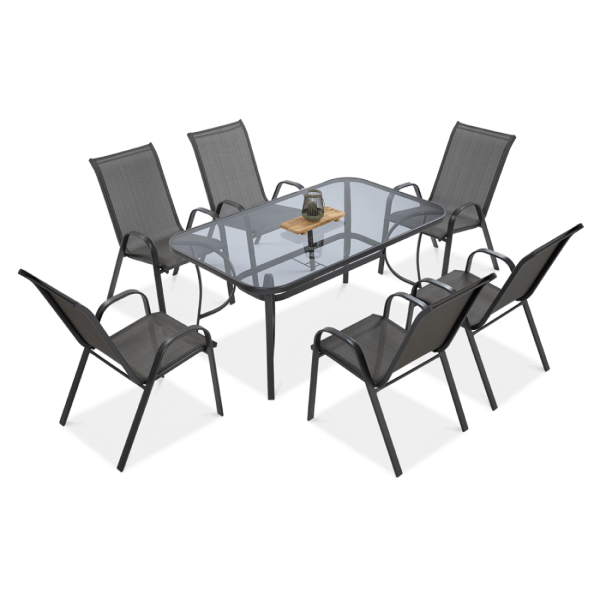 Zestaw mebli ogrodowych Bologna 1506 Light Grey