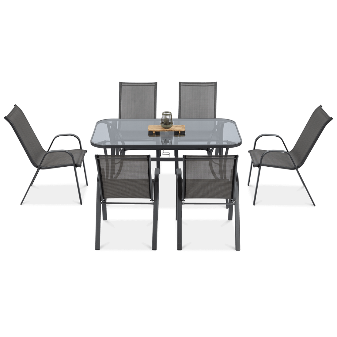 BOLOGNA 150/6 LIGHT GREY SET