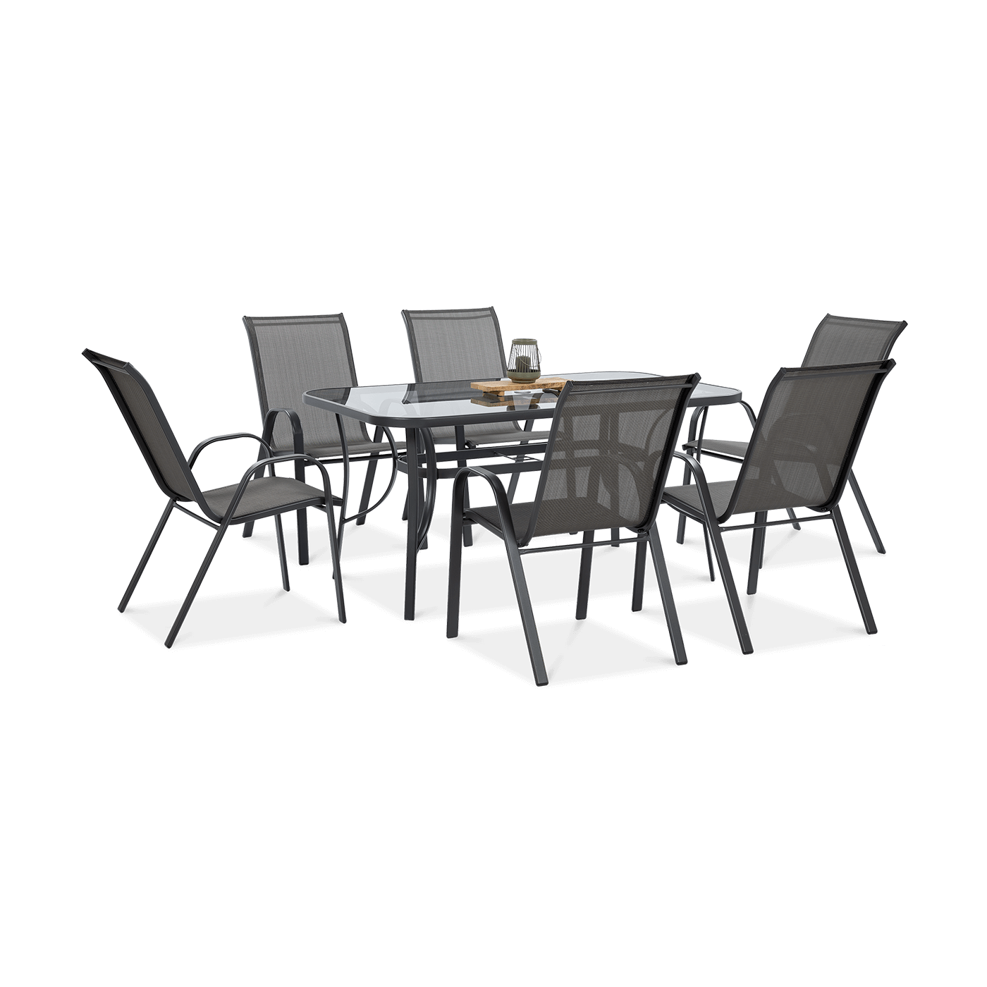 BOLOGNA 150/6 LIGHT GREY SET