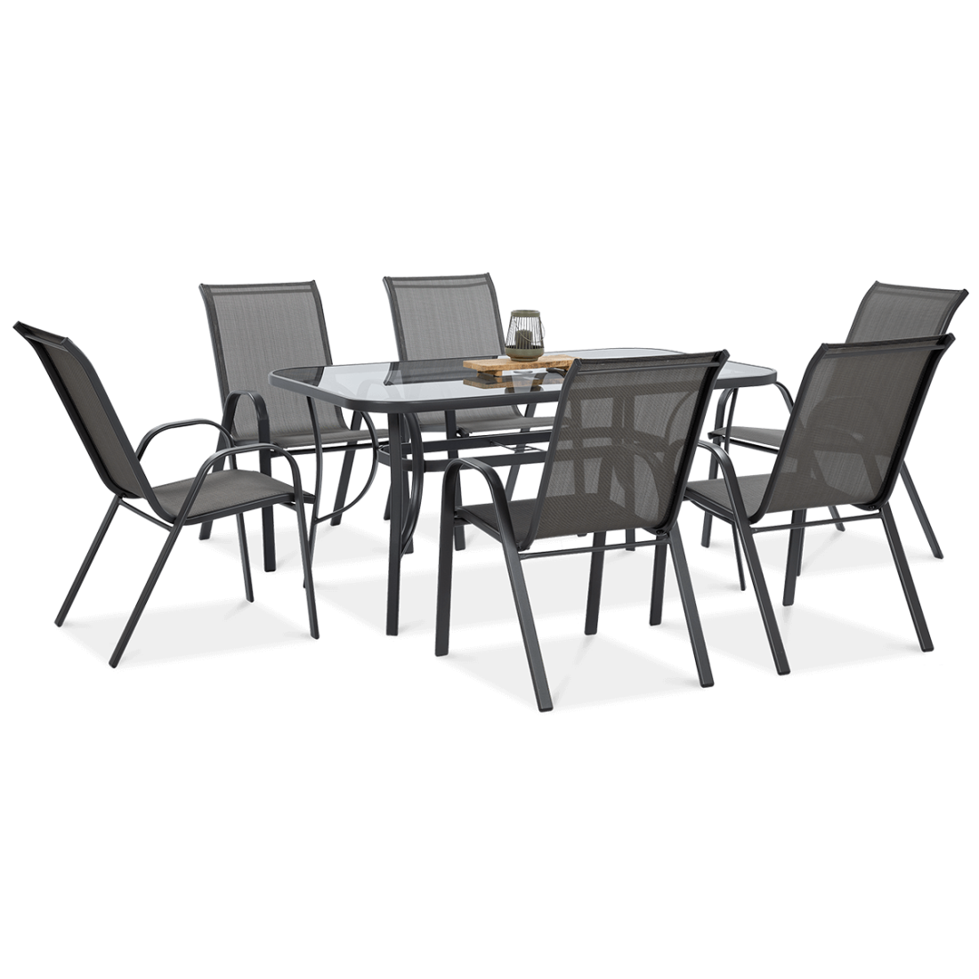 BOLOGNA 150/6 LIGHT GREY SET