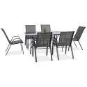 Zestaw mebli ogrodowych Bologna 1506 Light Grey
