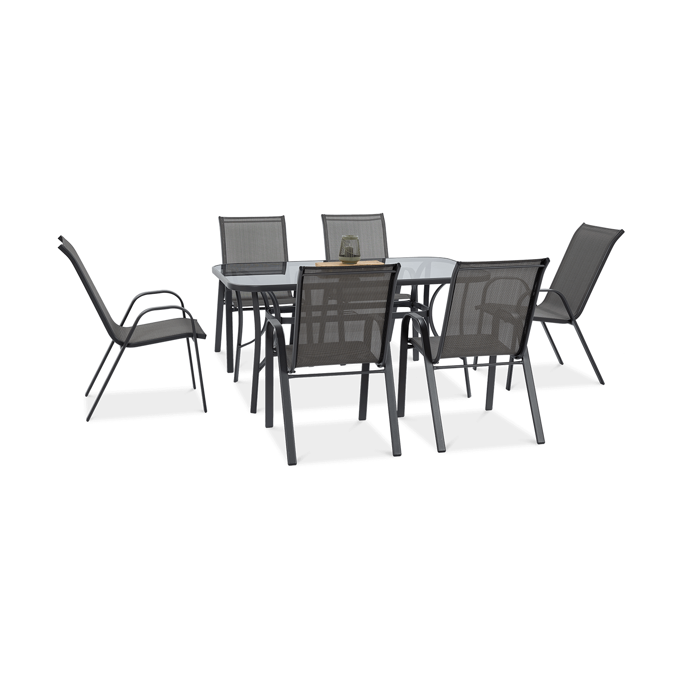 BOLOGNA 150/6 LIGHT GREY SET