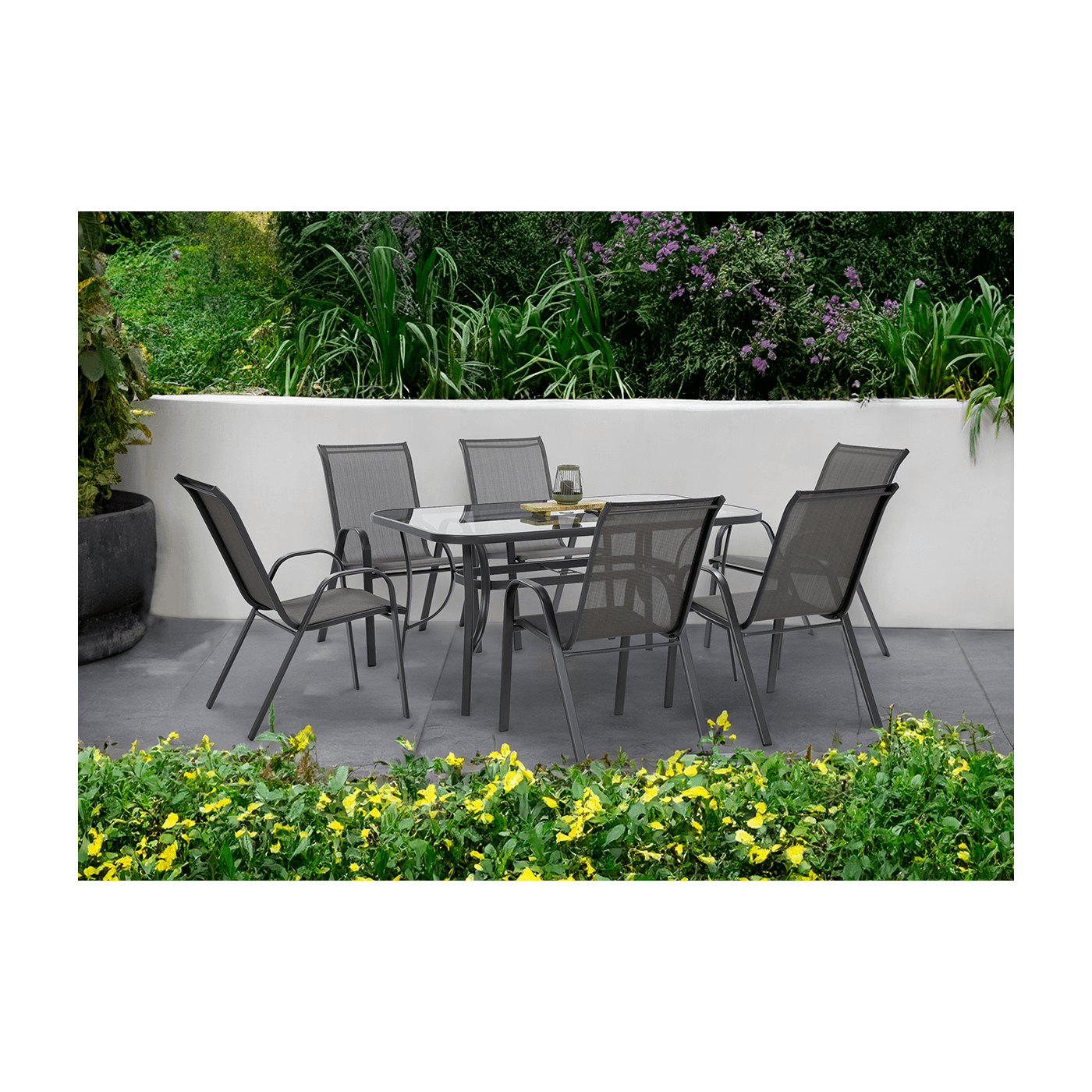 BOLOGNA 150/6 LIGHT GREY SET