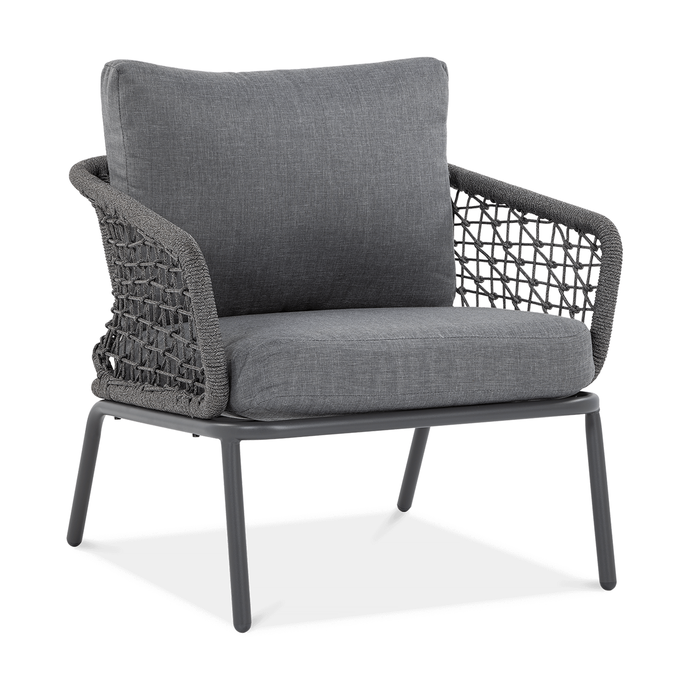 Meble Ogrodowe Roma Caffe Dark Grey Furrore