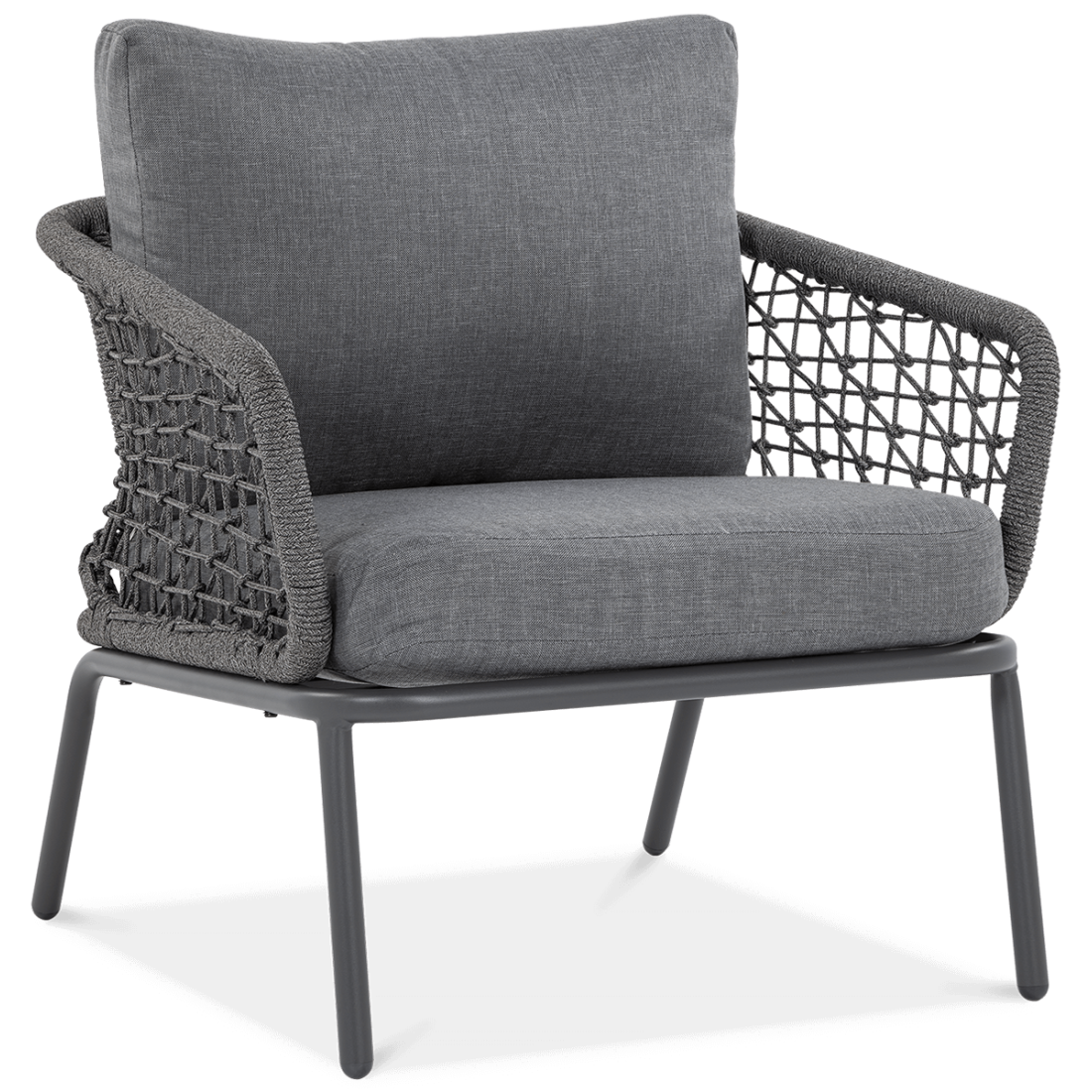 Meble Ogrodowe Roma Caffe Dark Grey Furrore