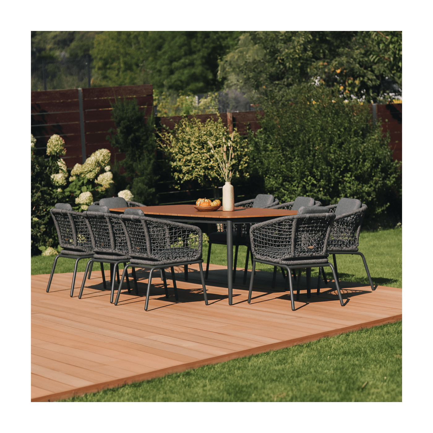 Zestaw jadalniany Roma Dinning 81 Dark Grey Furrore