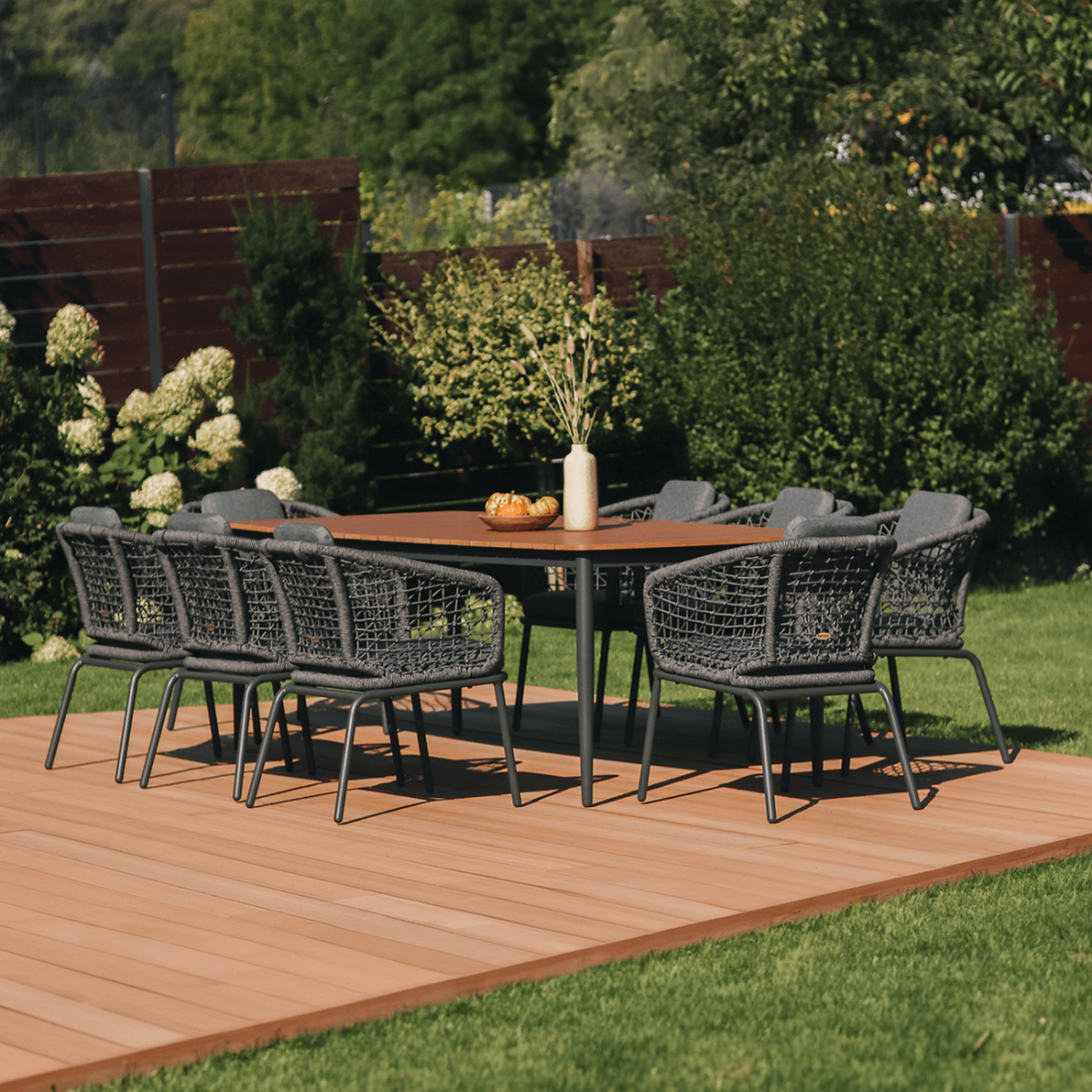 Zestaw jadalniany Roma Dinning 81 Dark Grey Furrore