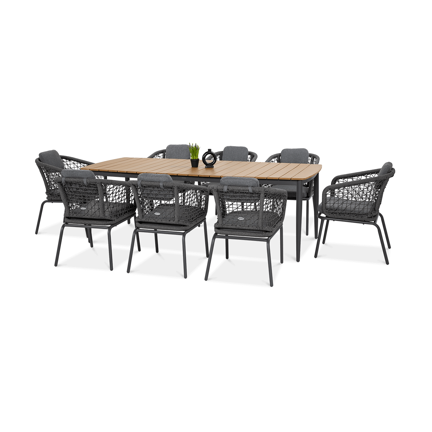 Zestaw jadalniany Roma Dinning 81 Dark Grey Furrore