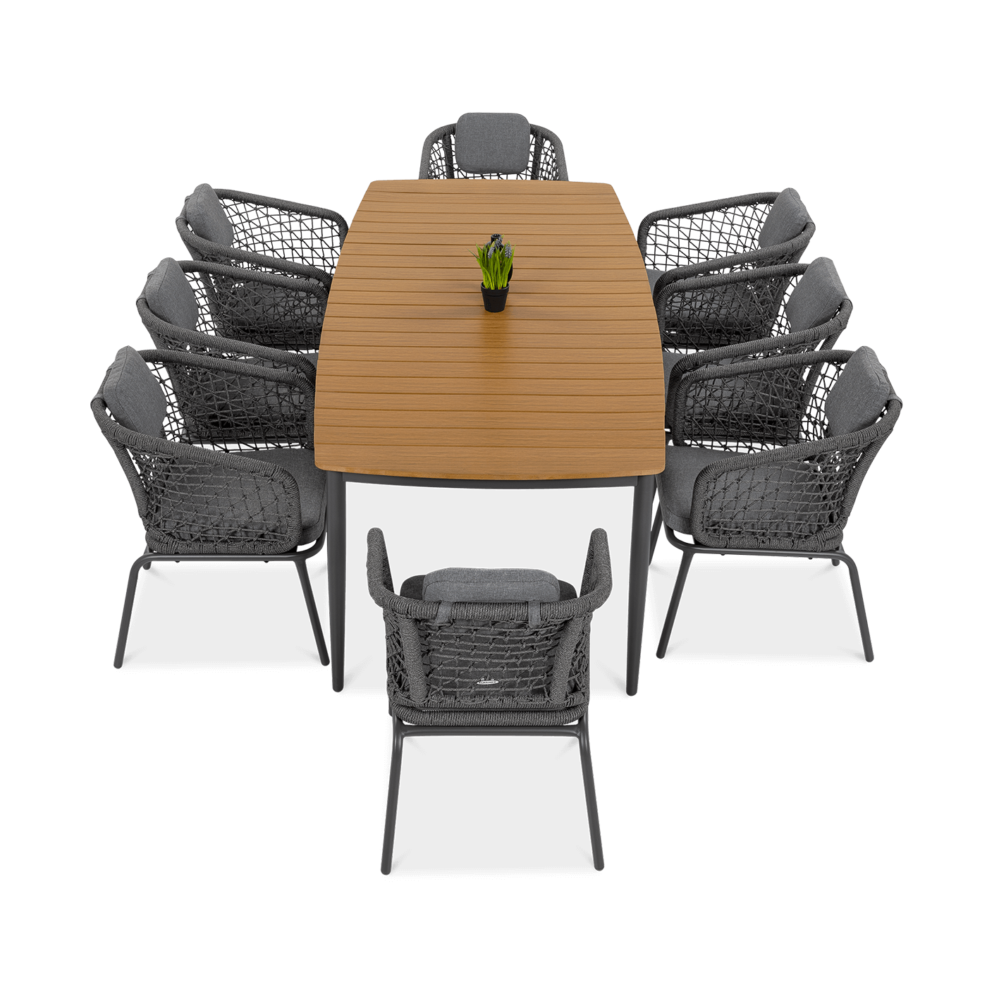 Zestaw jadalniany Roma Dinning 81 Dark Grey Furrore