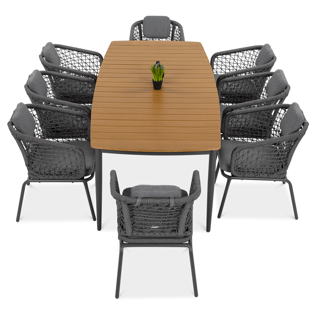 Zestaw jadalniany Roma Dinning 81 Dark Grey Furrore