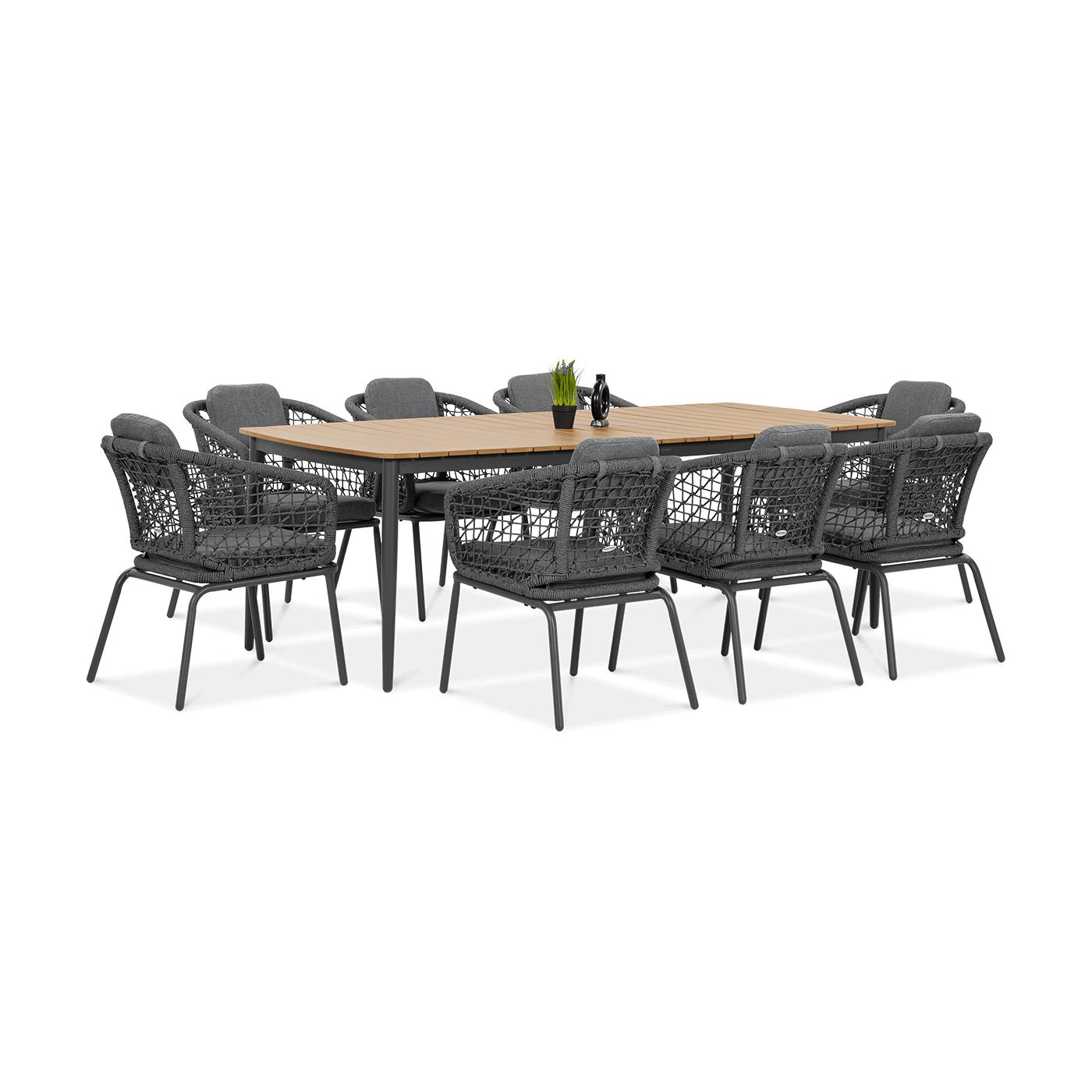 Zestaw jadalniany Roma Dinning 81 Dark Grey Furrore