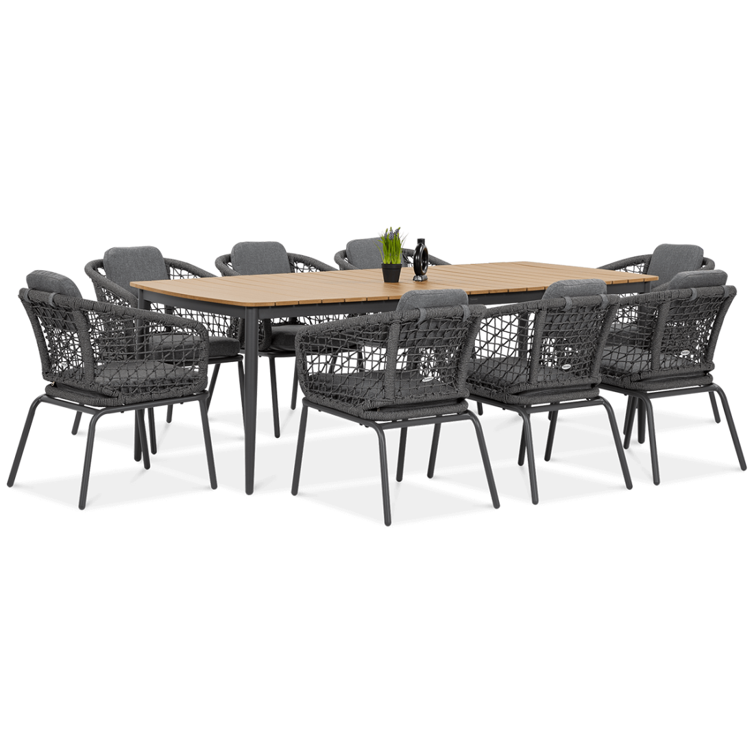 Zestaw jadalniany Roma Dinning 81 Dark Grey Furrore