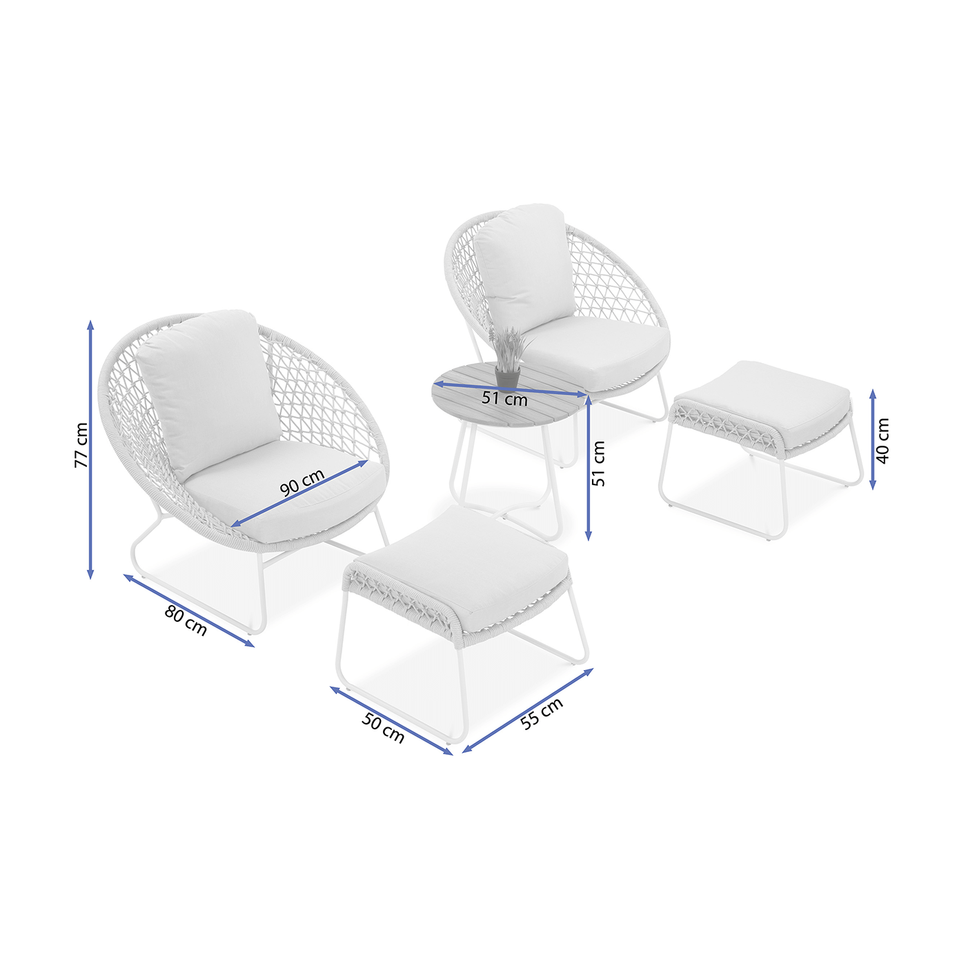 AMANTI DUO LIGHT BEIGE SET