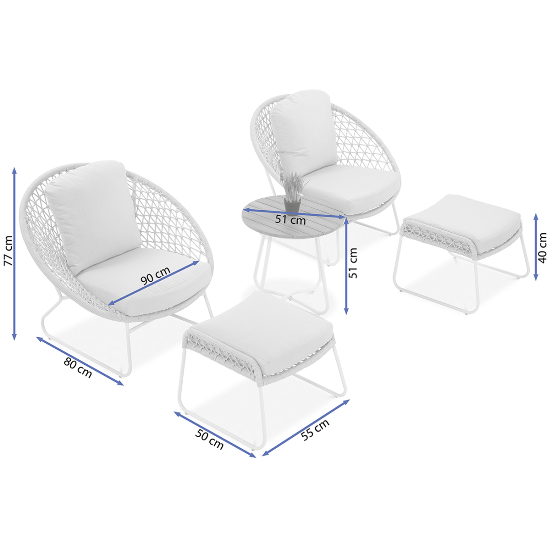 AMANTI DUO LIGHT BEIGE SET