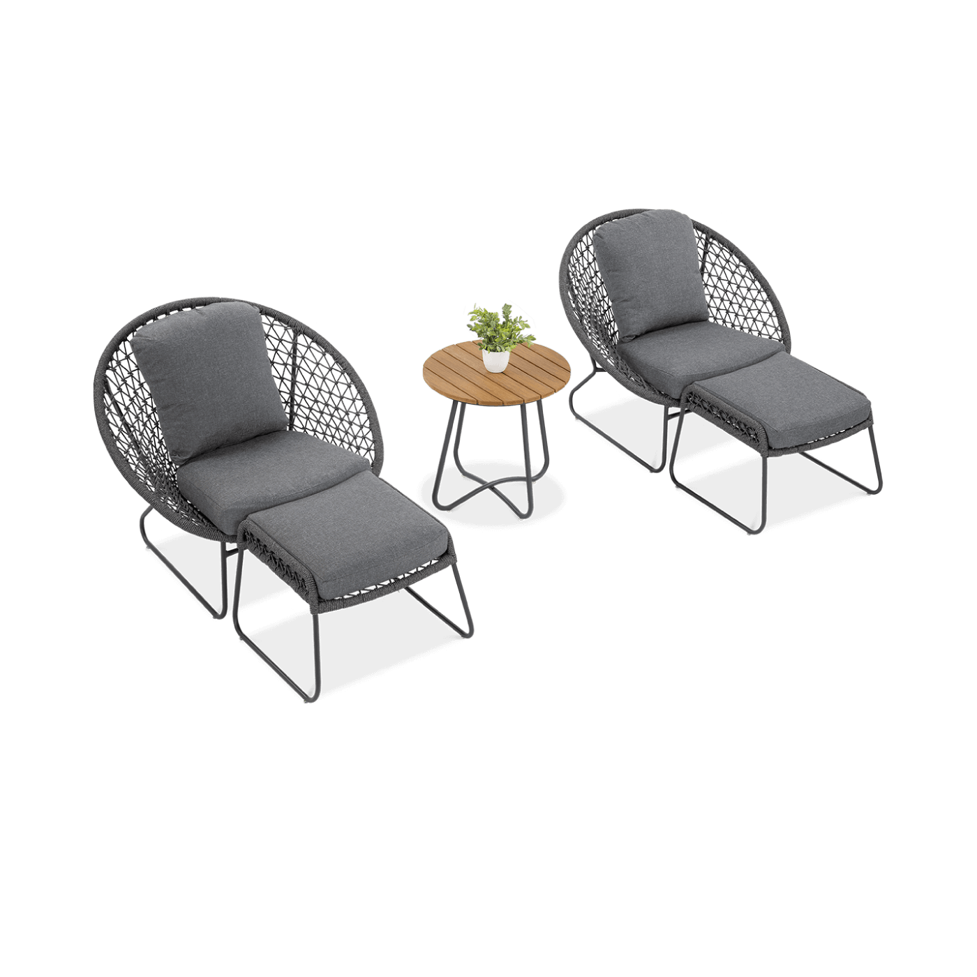 Zestaw ogrodowy AMANTI DUO Dark Grey