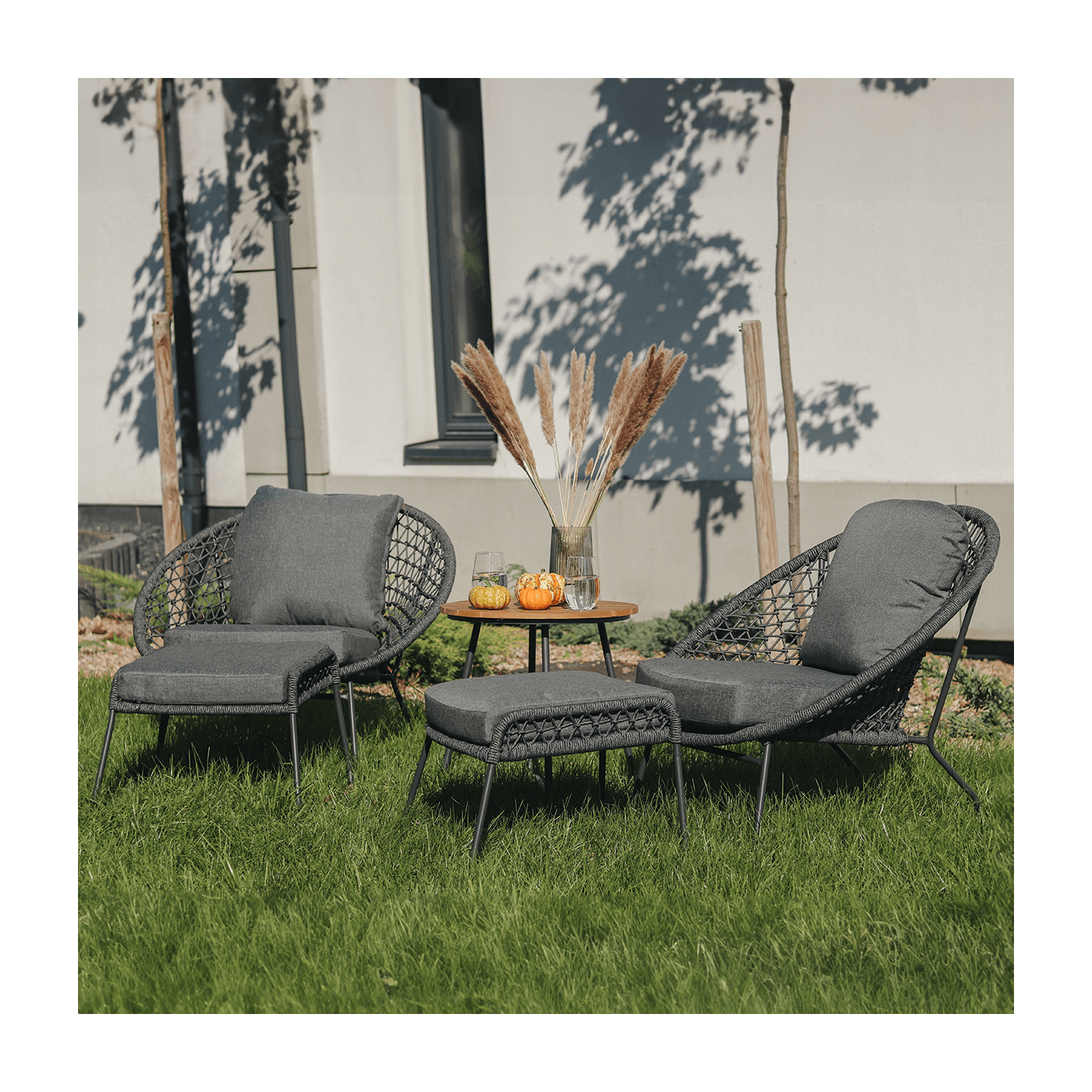 Zestaw ogrodowy AMANTI DUO Dark Grey