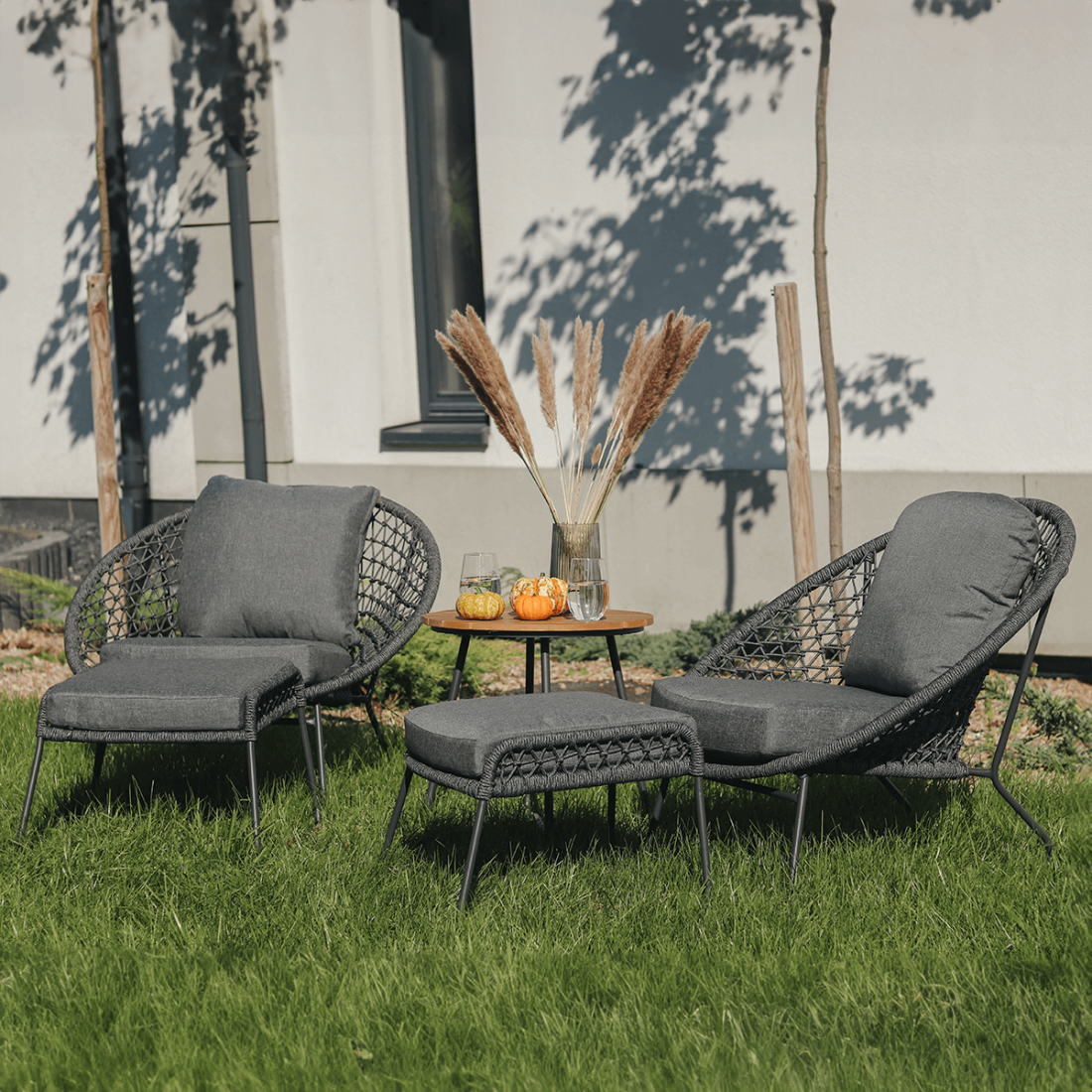 Zestaw ogrodowy AMANTI DUO Dark Grey