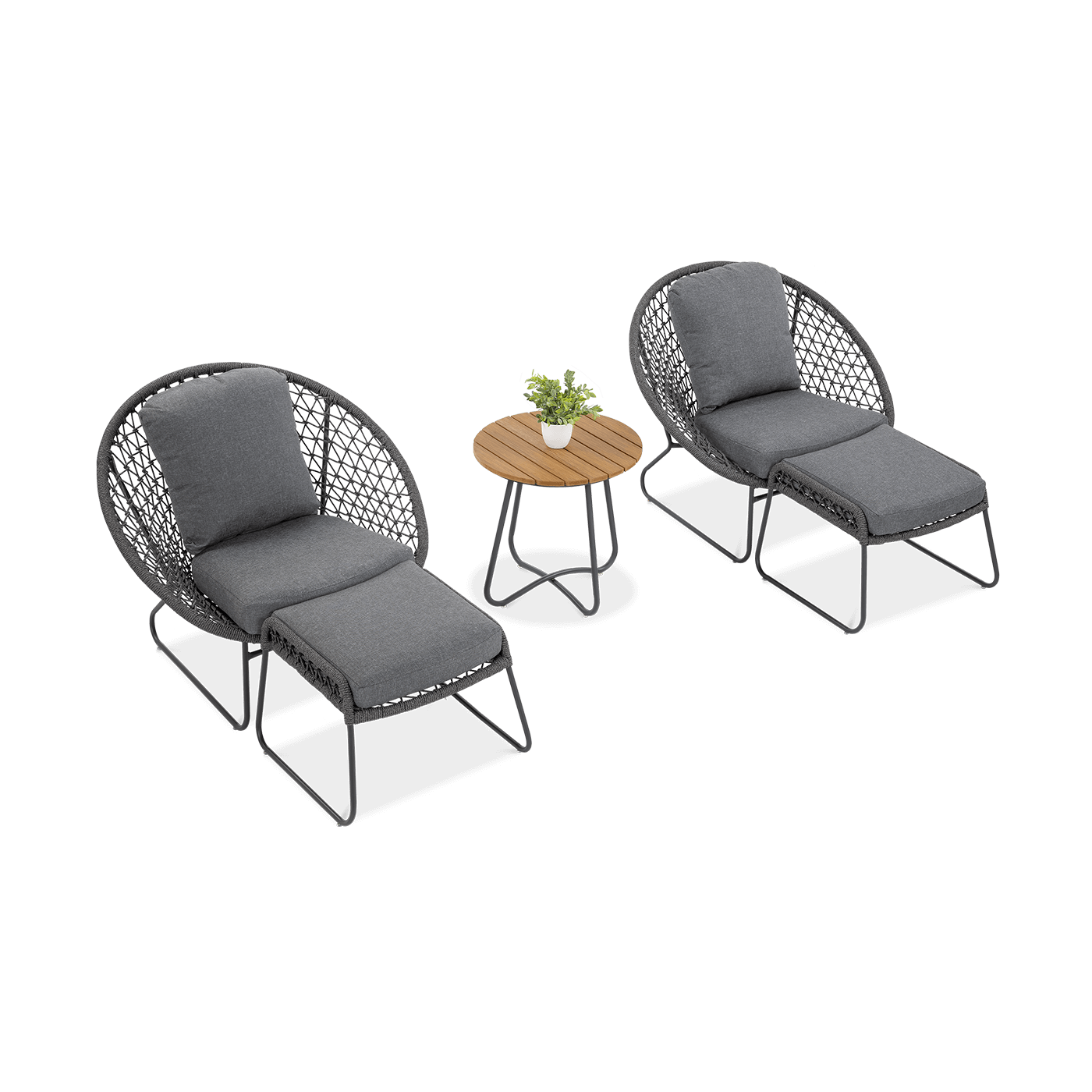 Zestaw ogrodowy AMANTI DUO Dark Grey