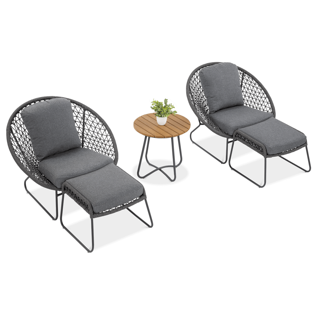 Zestaw ogrodowy AMANTI DUO Dark Grey