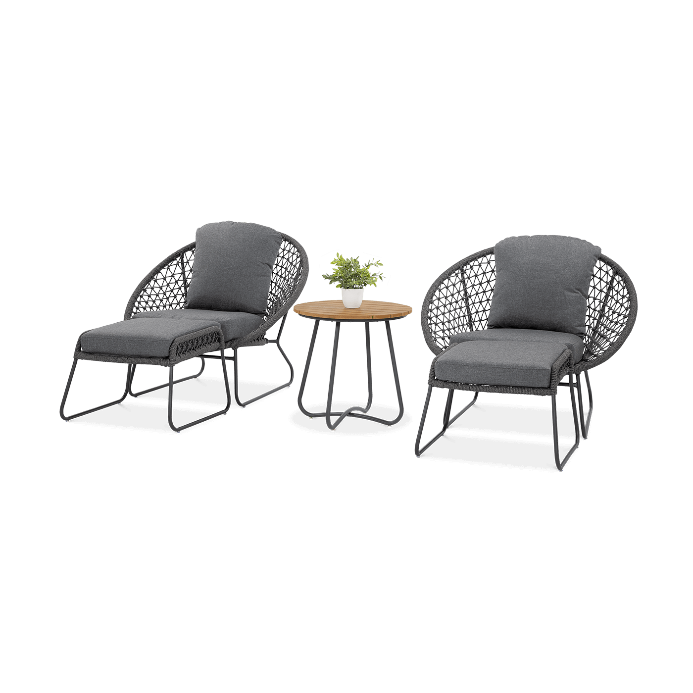 Zestaw ogrodowy AMANTI DUO Dark Grey