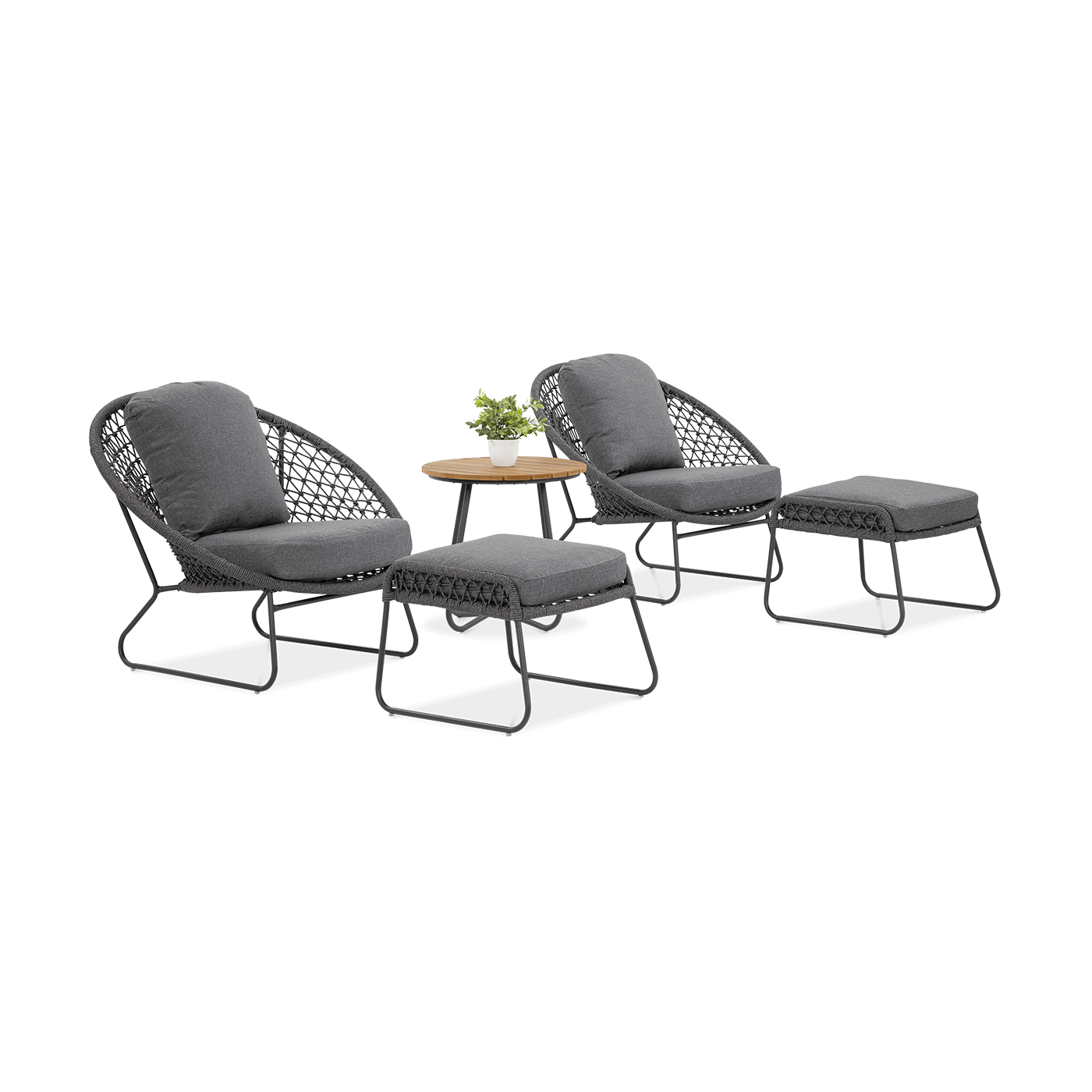 Zestaw ogrodowy AMANTI DUO Dark Grey