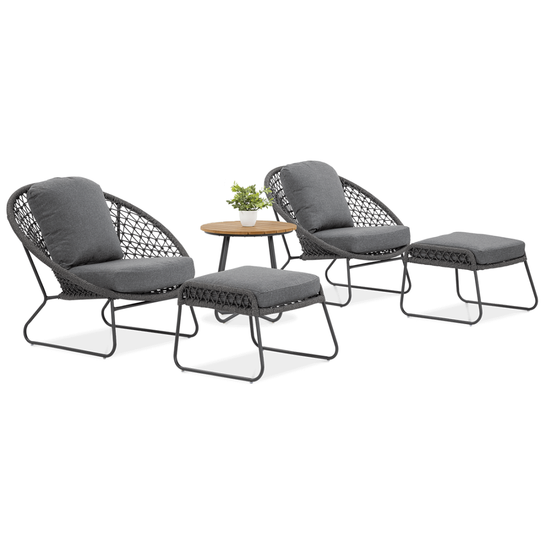 Zestaw ogrodowy AMANTI DUO Dark Grey