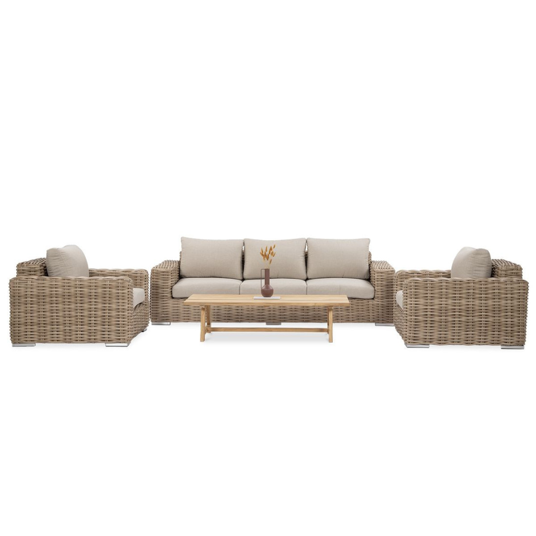 Przód pięcioosobowego zestawu do ogrodu suprema nature