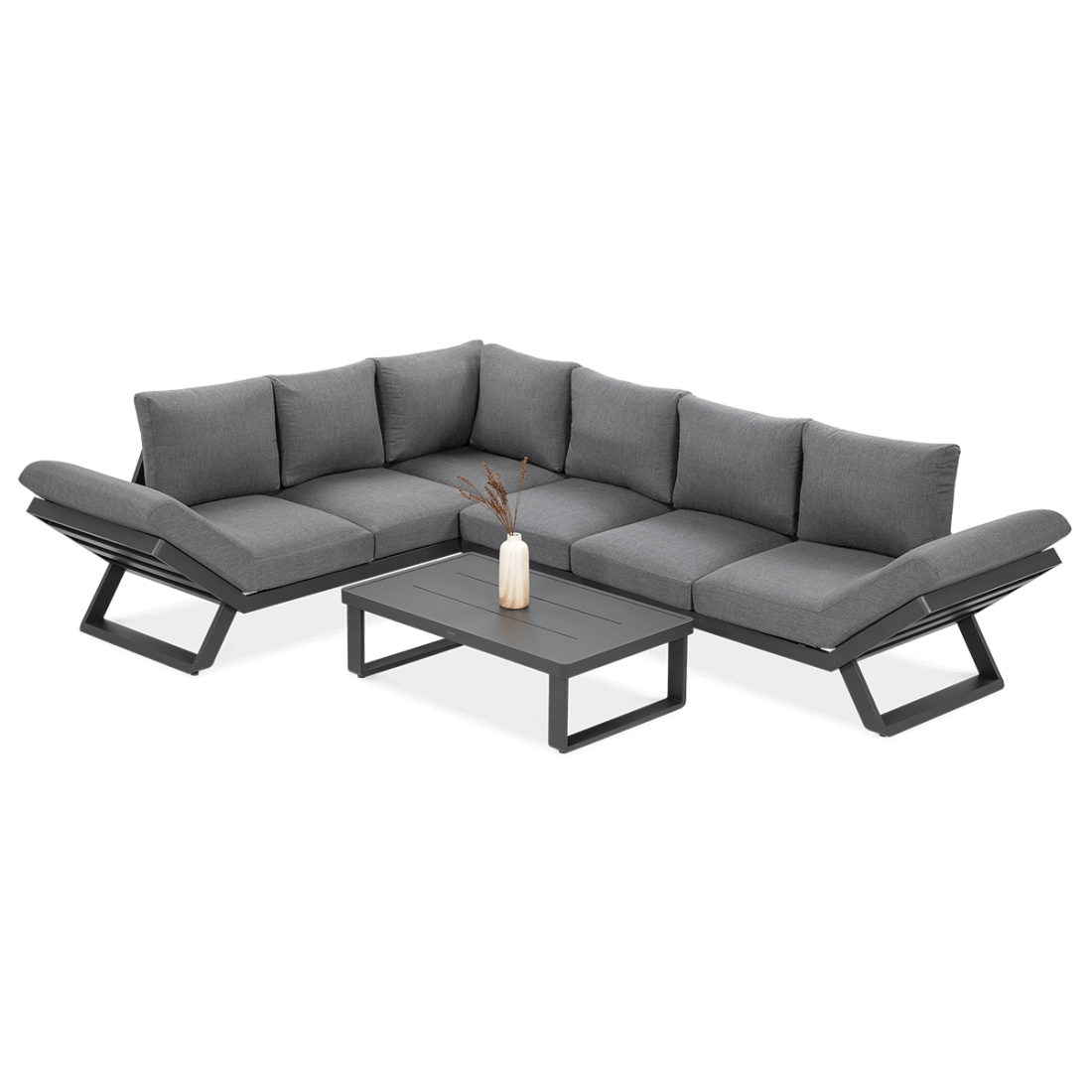 TROFEO CORNER SOFA DARK GREY