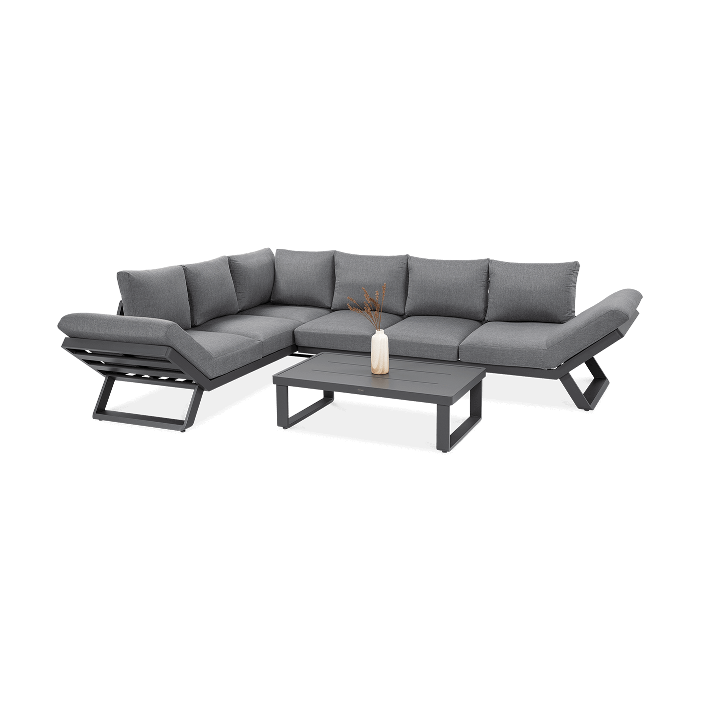TROFEO CORNER SOFA DARK GREY