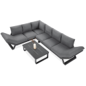 TROFEO CORNER SOFA DARK GREY