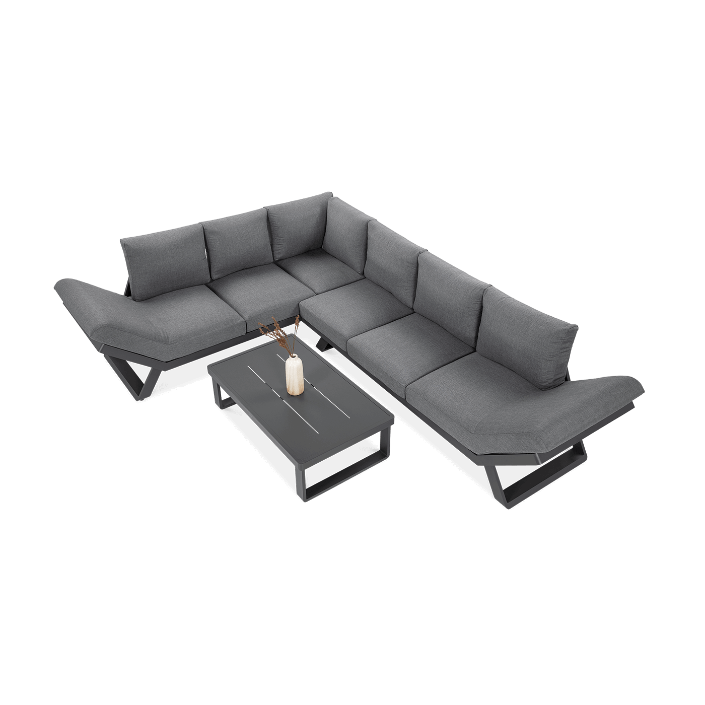 TROFEO CORNER SOFA DARK GREY